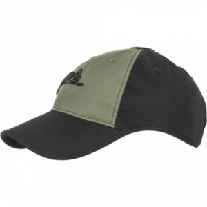 Helikon-Tex Бейсболка LOGO - PolyCotton Ripstop (Black/Olive Green)