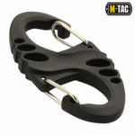 M-Tac карабін S-Hook пластиковий Black