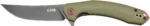 Ніж CJRB Gobi Black Blade, AR-RPM9 Steel, к:green