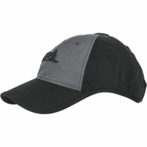 Helikon-Tex Бейсболка LOGO - PolyCotton Ripstop (Black/Shadow Grey)