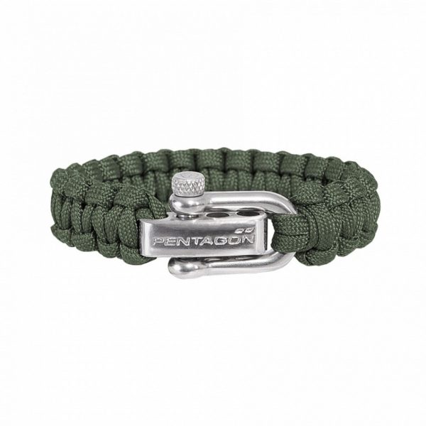 Pentagon Браслет SURVIVAL - Paracord 550 (Foliage Green)