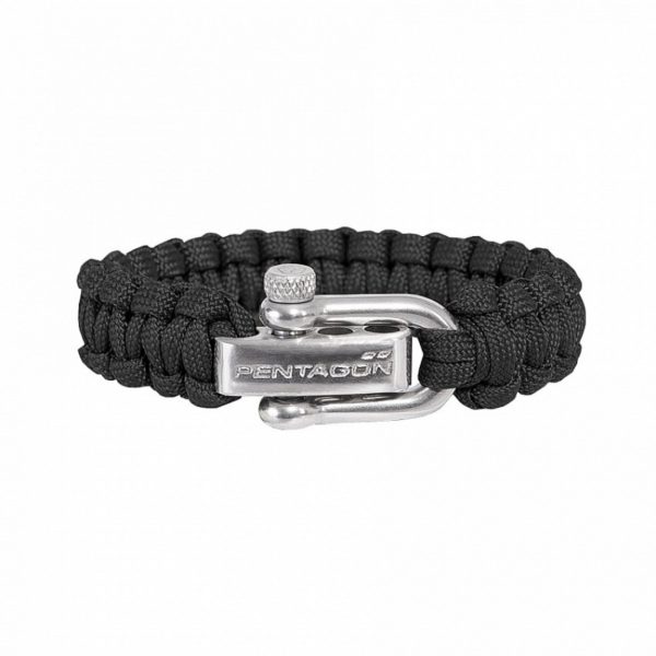 Pentagon Браслет SURVIVAL - Paracord 550 (Black)