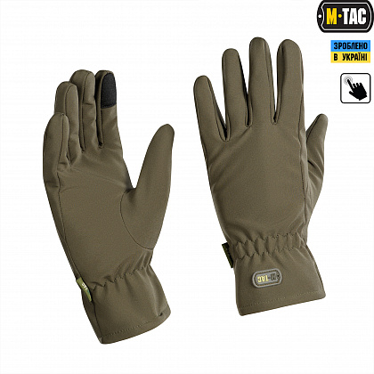 M-Tac рукавички демісезонні Soft Shell Olive