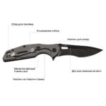 Ніж Skif Defender II BSW к:black
