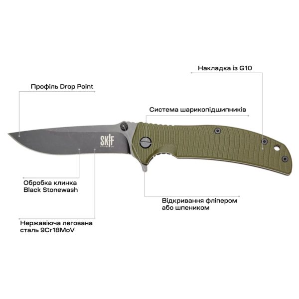 Ніж Skif Urbanite II BSW к:olive