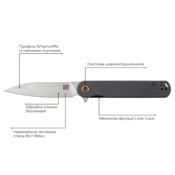 Ніж Skif Townee SW, к:black