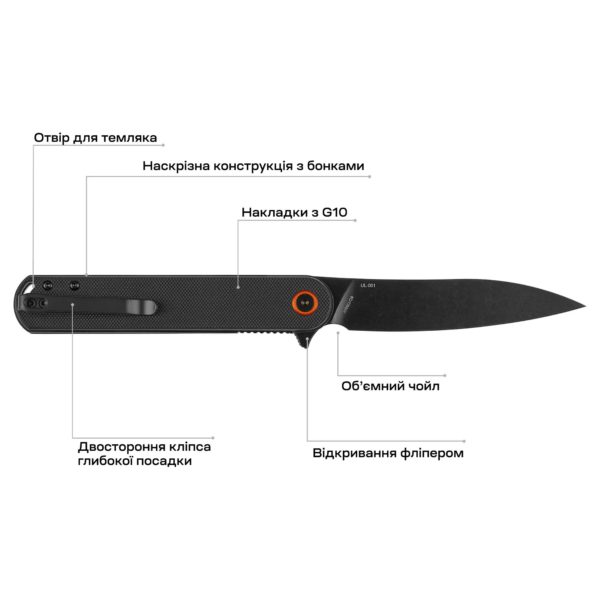 Ніж Skif Townee Jr BSW, к:black