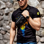 M-Tac футболка Месник Black/Yellow/Blue
