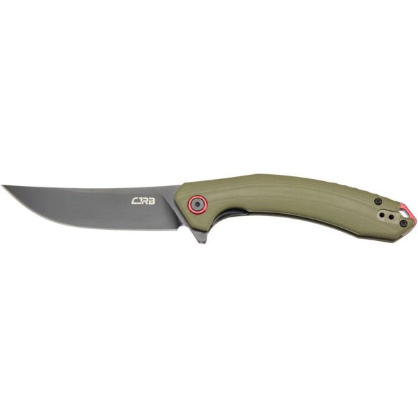 Ніж CJRB Gobi Black Blade, AR-RPM9 Steel, к:green