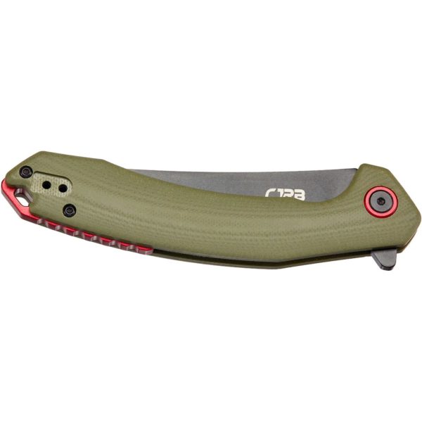 Ніж CJRB Gobi Black Blade, AR-RPM9 Steel, к:green