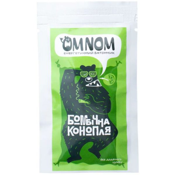 Батончик "ОМ-НОМ" бомбічна конопля