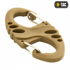 M-Tac карабін S-Hook C пластиковий Coyote