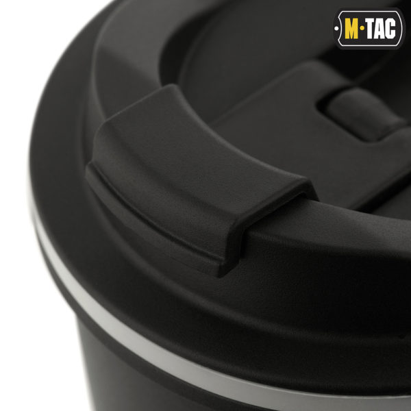 M-Tac термокружка з клапаном 450 мл чорна