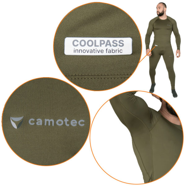 Camotec Комплект базового шару LVL1 CoolPass SJ Олива 7602