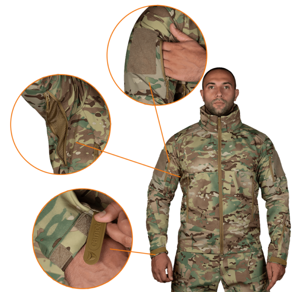 Camotec Куртка SoftShell Phantom System Multicam 7286