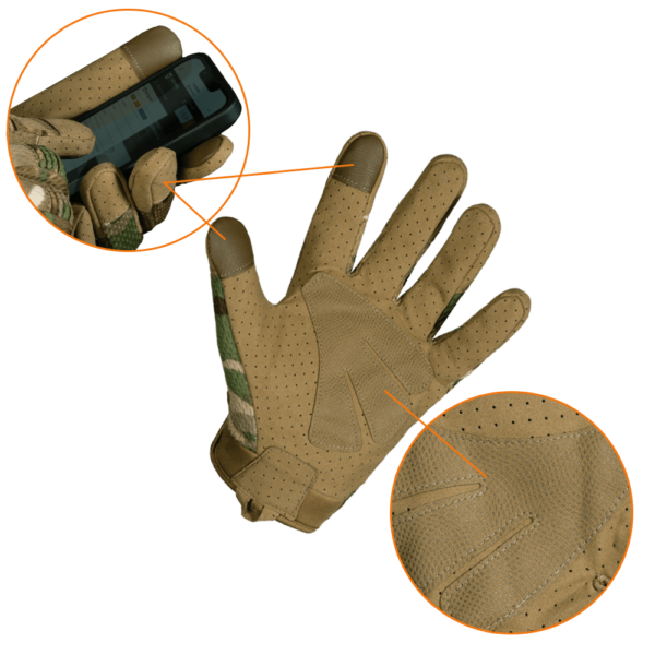 Camotec Рукавички Tac  2.0 Multicam 7463