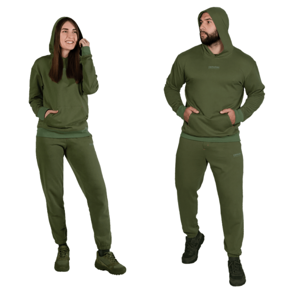 Camotec Спортивний костюм Basic Hood Cotton Олива 7383