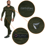 Camotec Термобілизна Polarheat Quadro Stretch Pro 2.0 Олива Меланж 7365