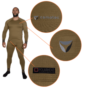 Camotec Термобілизна Polarheat quadro stretch 3.0 Tan 7295 (4)
