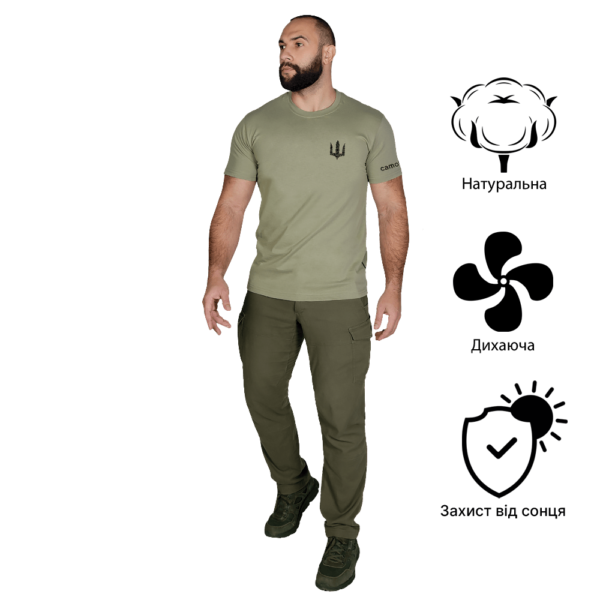 Camotec Футболка Bavovna Taurus Хакі 8011