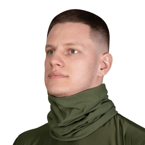 Camotec Шарф-труба Eco 100% Cotton Олива 0812