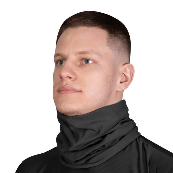 Camotec Шарф-труба Eco 100% Cotton Чорний 2245