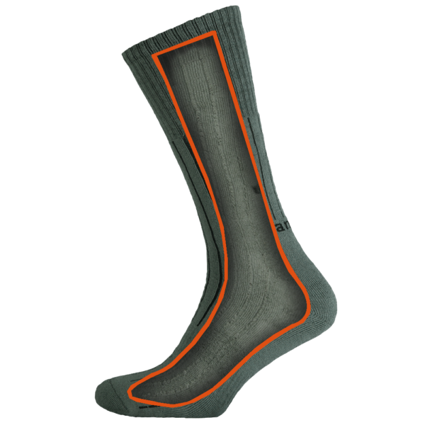 Camotec Шкарпетки TRK W Long Хакі 5848