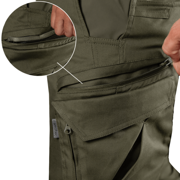 Camotec Штани Герць Canvas Олива 8085