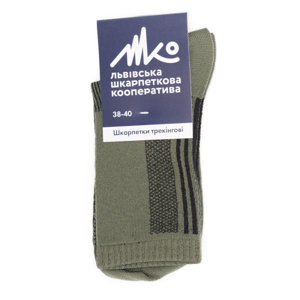 GP Socks Шкарпетки мод.27004  гладь оливковий