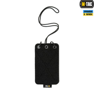 M-TAC БЕЙДЖ З ПРОЗОРОЮ ПАНЕЛЛЮ BLACK 2