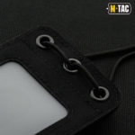 M-Tac бейдж з прозорою панеллю Black