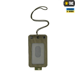 M-TAC БЕЙДЖ З ПРОЗОРОЮ ПАНЕЛЛЮ RANGER GREEN 1