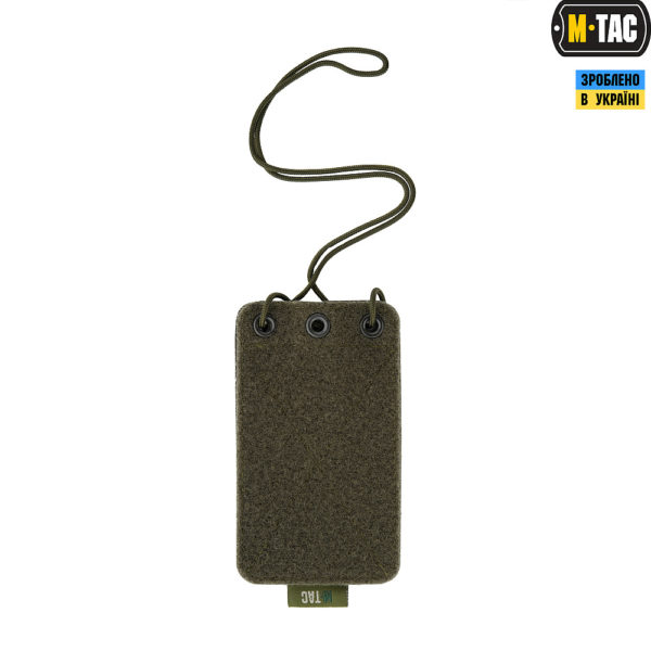 M-Tac бейдж з прозорою панеллю Ranger Green