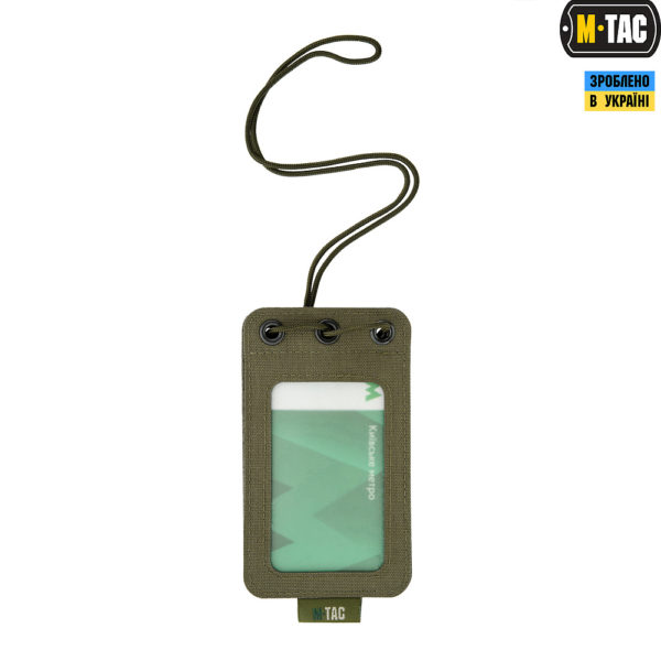M-Tac бейдж з прозорою панеллю Ranger Green
