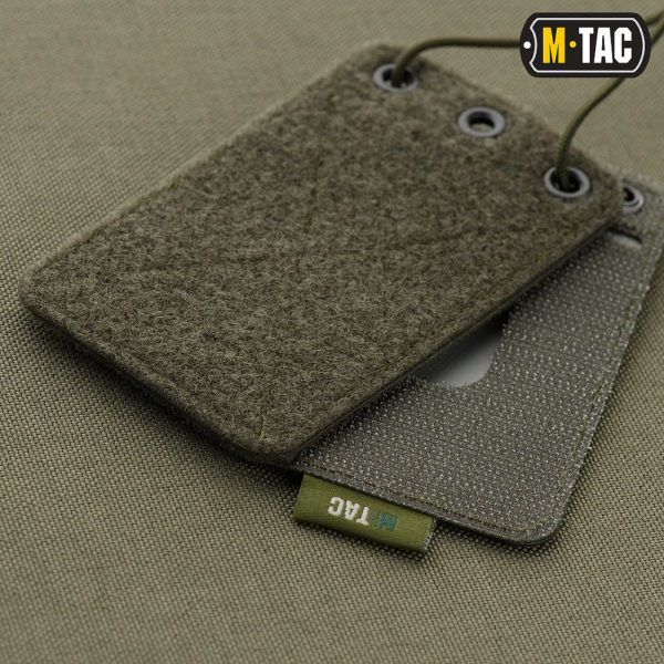 M-Tac бейдж з прозорою панеллю Ranger Green
