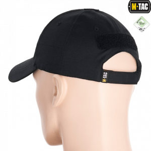 M-Tac бейсболка з липучкою Flex ріп-стоп Black SM (4)