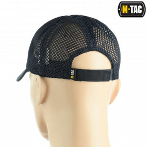 M-Tac бейсболка з липучкою та сіткою Flex ріп-стоп Dark Navy Blue LXL (4)