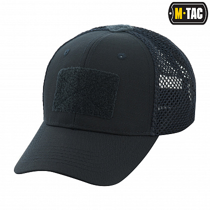 M-Tac бейсболка з липучкою та сіткою Flex ріп-стоп Dark Navy Blue L/XL