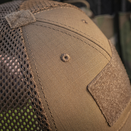 M-Tac бейсболка тактична з сіткою Elite Coyote Brown