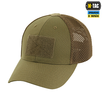 M-Tac бейсболка тактична з сіткою Elite Flex Dark Olive