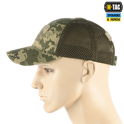 M-Tac бейсболка тактична з сіткою Rip-Stop MM14 S/M