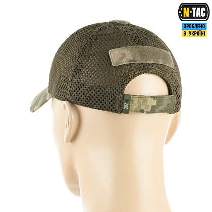 M-Tac бейсболка тактична з сіткою Rip-Stop MM14 S/M