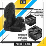 M-Tac кросівки тактичні Patrol R Black