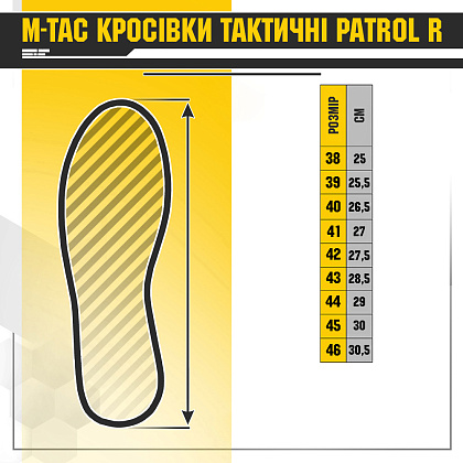 M-Tac кросівки тактичні Patrol R Coyote