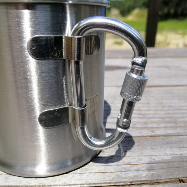 M-Tac кружка з карабіном нерж.