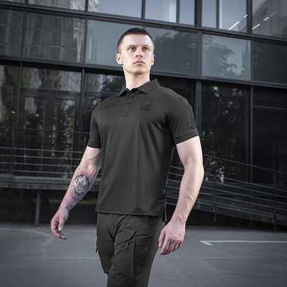 M-Tac поло Elite Tactical Coolmax Black L
