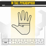 M-Tac рукавички Police Khaki M