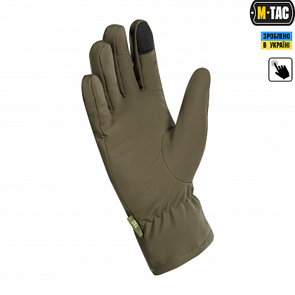 M-Tac рукавички демісезонні Soft Shell Olive