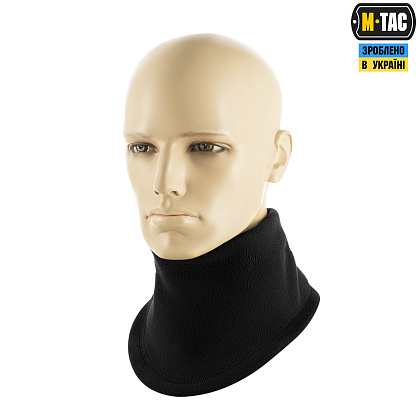 M-Tac шарф-труба анатомічний з затяжкою Elite фліс (320г/м2) Black