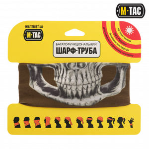 M-Tac шарф-труба полегшенний Reaper Skull Coyote (9)